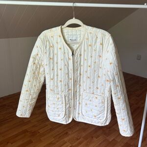 Madewell Floral Quilted Utility Jacket